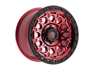 Fittipaldi Offroad FT101 Gloss Red with Machined Face, Red Tint and Satin Black Lip 6-Lug Wheel; 18x9; 18mm Offset (04-08 F-150)