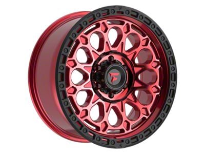 Fittipaldi Offroad FT101 Gloss Red with Machined Face, Red Tint and Satin Black Lip 6-Lug Wheel; 20x9; 18mm Offset (04-08 F-150)