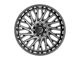 Fittipaldi Offroad FA08 Gloss Black Machined Face with Dark Tint 8-Lug Wheel; 22x12; -44mm Offset (11-14 Sierra 2500 HD)