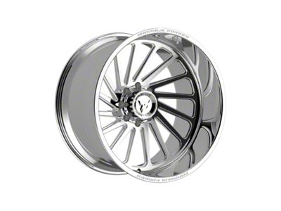 Fittipaldi Offroad FTF503 Polished 8-Lug Wheel; Left Directional; 24x14; -76mm Offset (11-14 Sierra 2500 HD)