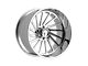 Fittipaldi Offroad FTF503 Polished 8-Lug Wheel; Left Directional; 26x14; -76mm Offset (11-14 Sierra 2500 HD)