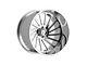 Fittipaldi Offroad FTF503 Polished 8-Lug Wheel; Right Directional; 24x14; -76mm Offset (11-14 Sierra 2500 HD)