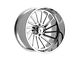 Fittipaldi Offroad FTF503 Polished 8-Lug Wheel; Right Directional; 26x14; -76mm Offset (11-14 Sierra 2500 HD)