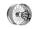 Fittipaldi Offroad FTF506 Polished 8-Lug Wheel; Left Directional; 26x14; -76mm Offset (11-14 Sierra 2500 HD)