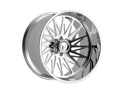 Fittipaldi Offroad FTF506 Polished 8-Lug Wheel; Right Directional; 26x14; -76mm Offset (11-14 Sierra 2500 HD)