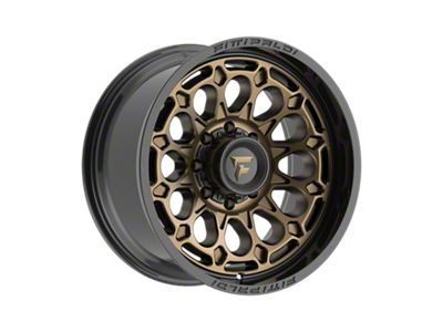 Fittipaldi Offroad FA22 Gloss Bronze with Gloss Black Lip 8-Lug Wheel; 20x10; -19mm Offset (11-14 Sierra 3500 HD SRW)