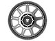 Fittipaldi Offroad FT104 Satin Anthracite with Satin Black Lip 8-Lug Wheel; 20x9; 18mm Offset (11-14 Sierra 3500 HD SRW)