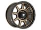 Fittipaldi Offroad FT104 Satin Bronze with Satin Black Lip 8-Lug Wheel; 20x9; 18mm Offset (11-14 Sierra 3500 HD SRW)