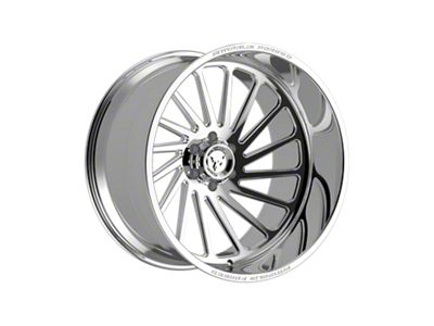 Fittipaldi Offroad FTF503 Polished 8-Lug Wheel; Right Directional; 24x14; -76mm Offset (11-14 Sierra 3500 HD SRW)