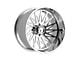 Fittipaldi Offroad FTF506 Polished 8-Lug Wheel; Right Directional; 26x14; -76mm Offset (11-14 Sierra 3500 HD SRW)