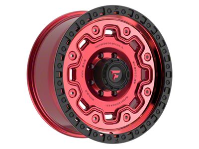 Fittipaldi Offroad FT100 Gloss Red with Machined Face, Red Tint and Satin Black Lip 8-Lug Wheel; 20x9; 18mm Offset (11-14 Silverado 2500 HD)