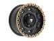 Fittipaldi Offroad FT100 Satin Black with Bronze Ring 8-Lug Wheel; 18x9; 18mm Offset (11-14 Silverado 2500 HD)