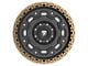 Fittipaldi Offroad FT100 Satin Black with Bronze Ring 8-Lug Wheel; 20x9; 18mm Offset (11-14 Silverado 2500 HD)