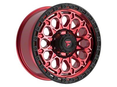 Fittipaldi Offroad FT101 Gloss Red with Machined Face, Red Tint and Satin Black Lip 8-Lug Wheel; 20x9; 18mm Offset (11-14 Silverado 2500 HD)