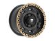 Fittipaldi Offroad FT100 Satin Black with Bronze Ring 8-Lug Wheel; 18x9; 18mm Offset (11-14 Silverado 3500 HD SRW)