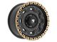 Fittipaldi Offroad FT100 Satin Black with Bronze Ring 8-Lug Wheel; 20x9; 18mm Offset (11-14 Silverado 3500 HD SRW)