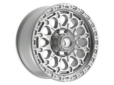 Fittipaldi Offroad FT101 Gloss Silver with Machined Face and Undercut 8-Lug Wheel; 20x9; 18mm Offset (11-14 Silverado 3500 HD SRW)