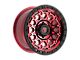 Fittipaldi Offroad FT101 Gloss Red with Machined Face, Red Tint and Satin Black Lip 6-Lug Wheel; 18x9; 18mm Offset (09-14 F-150)