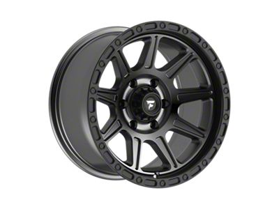 Fittipaldi Offroad FT104 Satin Anthracite with Satin Black Lip 6-Lug Wheel; 17x9; -6mm Offset (09-14 F-150)