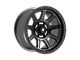 Fittipaldi Offroad FT104 Satin Anthracite with Satin Black Lip 6-Lug Wheel; 17x9; -6mm Offset (09-14 F-150)