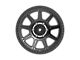 Fittipaldi Offroad FT104 Satin Anthracite with Satin Black Lip 6-Lug Wheel; 17x9; -6mm Offset (09-14 F-150)