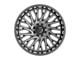 Fittipaldi Offroad FA08 Gloss Black Machined Face with Dark Tint 8-Lug Wheel; 22x12; -44mm Offset (11-16 F-250 Super Duty)