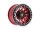 Fittipaldi Offroad FB153 Gloss Red Machined with Red Tint and Gloss Black Ring 8-Lug Wheel; 17x9; -15mm Offset (11-16 F-250 Super Duty)