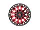 Fittipaldi Offroad FB153 Gloss Red Machined with Red Tint and Gloss Black Ring 8-Lug Wheel; 17x9; -15mm Offset (11-16 F-250 Super Duty)