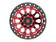 Fittipaldi Offroad FB153 Gloss Red Machined with Red Tint and Gloss Black Ring 8-Lug Wheel; 20x10; -38mm Offset (11-16 F-250 Super Duty)