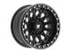 Fittipaldi Offroad FB153 Satin Black with Gloss Black Forged Ring 8-Lug Wheel; 20x10; -38mm Offset (11-16 F-250 Super Duty)