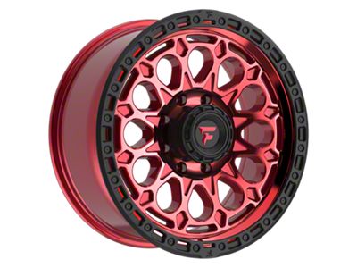 Fittipaldi Offroad FT101 Gloss Red with Machined Face, Red Tint and Satin Black Lip 8-Lug Wheel; 20x9; 18mm Offset (11-16 F-250 Super Duty)