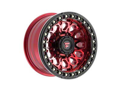 Fittipaldi Offroad FB153 Gloss Red Machined with Red Tint and Gloss Black Ring 8-Lug Wheel; 17x9; -15mm Offset (11-16 F-350 Super Duty SRW)