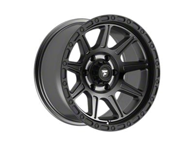 Fittipaldi Offroad FT104 Satin Anthracite with Satin Black Lip 6-Lug Wheel; 17x9; -6mm Offset (15-20 F-150)