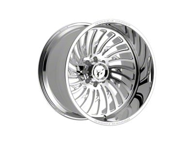 Fittipaldi Offroad FTF507 Polished 8-Lug Wheel; Left Directional; 24x14; -76mm Offset (15-19 Sierra 2500 HD)