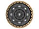 Fittipaldi Offroad FT100 Satin Black with Bronze Ring 8-Lug Wheel; 20x9; 18mm Offset (15-19 Silverado 2500 HD)