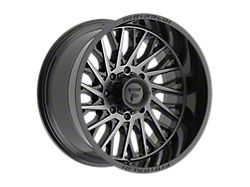 Fittipaldi Offroad FA08 Gloss Black Machined Face with Dark Tint 8-Lug Wheel; 22x12; -44mm Offset (17-22 F-250 Super Duty)