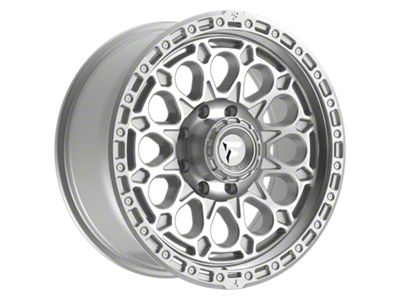 Fittipaldi Offroad FT101 Gloss Silver with Machined Face and Undercut 8-Lug Wheel; 20x9; 18mm Offset (17-22 F-350 Super Duty SRW)