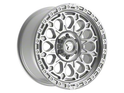 Fittipaldi Offroad FT101 Gloss Silver with Machined Face and Undercut 6-Lug Wheel; 20x9; 18mm Offset (21-25 F-150)