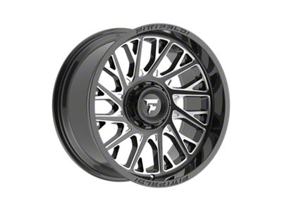 Fittipaldi Offroad FA08 Gloss Black Milled 6-Lug Wheel; 20x10; -19mm Offset (04-08 F-150)