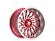 Fittipaldi Offroad FA08 Gloss Red Machined 6-Lug Wheel; 22x12; -44mm Offset (04-08 F-150)