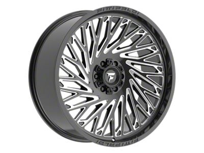 Fittipaldi Offroad FA15 Gloss Black Milled 6-Lug Wheel; 24x10; 0mm Offset (04-08 F-150)