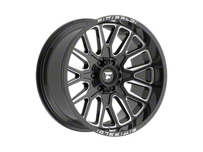 Fittipaldi Offroad FA18 Gloss Black Milled 6-Lug Wheel; 20x10; -19mm Offset (04-08 F-150)