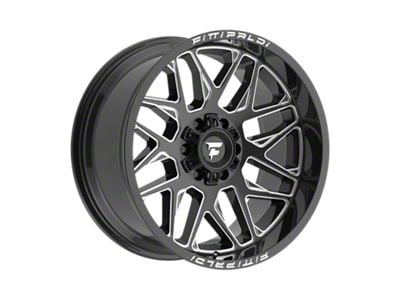 Fittipaldi Offroad FA19 Gloss Black Milled 6-Lug Wheel; 20x10; -19mm Offset (04-08 F-150)