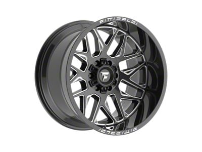 Fittipaldi Offroad FA19 Gloss Black Milled 6-Lug Wheel; 22x12; -44mm Offset (04-08 F-150)