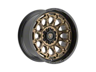 Fittipaldi Offroad FA22 Gloss Bronze with Gloss Black Lip 6-Lug Wheel; 20x10; -19mm Offset (04-08 F-150)