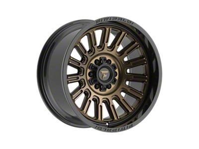 Fittipaldi Offroad FA24 Gloss Bronze with Gloss Black Lip 6-Lug Wheel; 20x10; -19mm Offset (04-08 F-150)