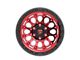 Fittipaldi Offroad FT101 Machined with Red Tint 6-Lug Wheel; 17x9; -12mm Offset (04-08 F-150)