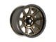 Fittipaldi Offroad FT104 Satin Bronze with Satin Black Lip 6-Lug Wheel; 17x9; -6mm Offset (04-08 F-150)