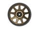 Fittipaldi Offroad FT104 Satin Bronze with Satin Black Lip 6-Lug Wheel; 17x9; -6mm Offset (04-08 F-150)