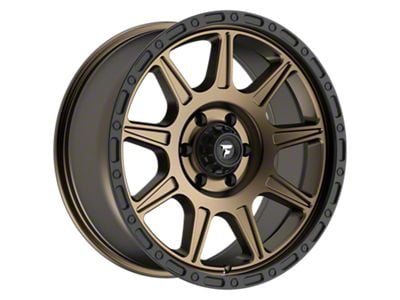 Fittipaldi Offroad FT104 Satin Bronze with Satin Black Lip 6-Lug Wheel; 20x9; 18mm Offset (04-08 F-150)